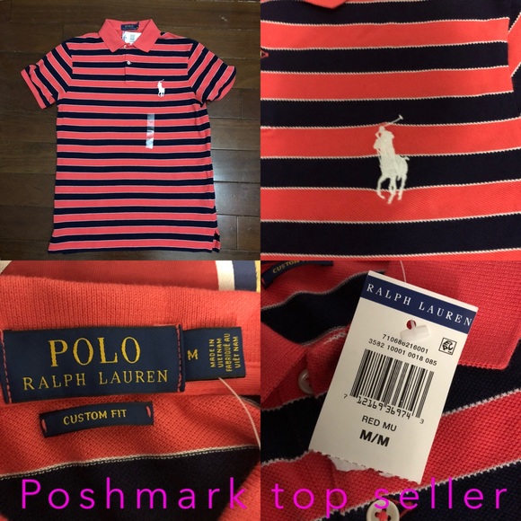Polo Ralph Lauren Other - Mens polo Ralph Lauren striped polo custom fit